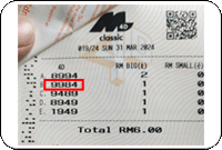 Winning Ticket Magnum 4D Special Prize - 31 March 2024
